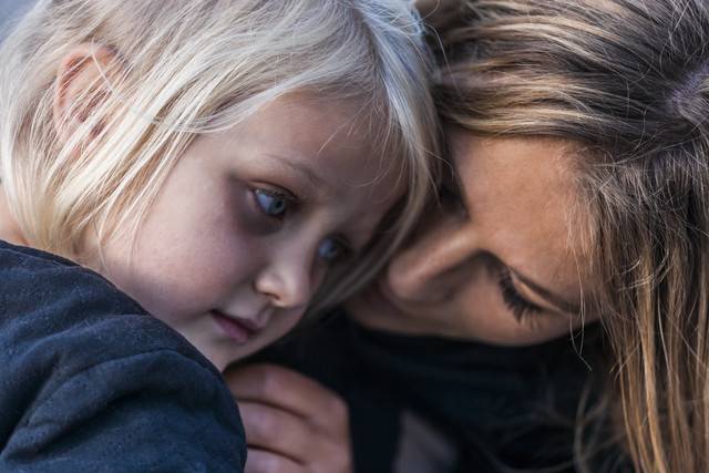 Girl and mother close together
Royalty free image