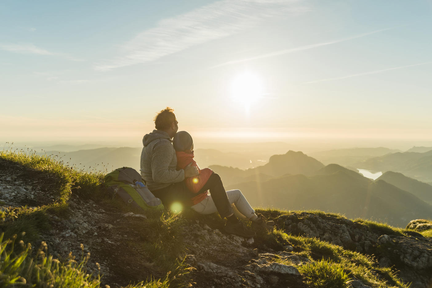 Austria, Salzkammergut, Hiker in the mountains taking a break
Royalty free image