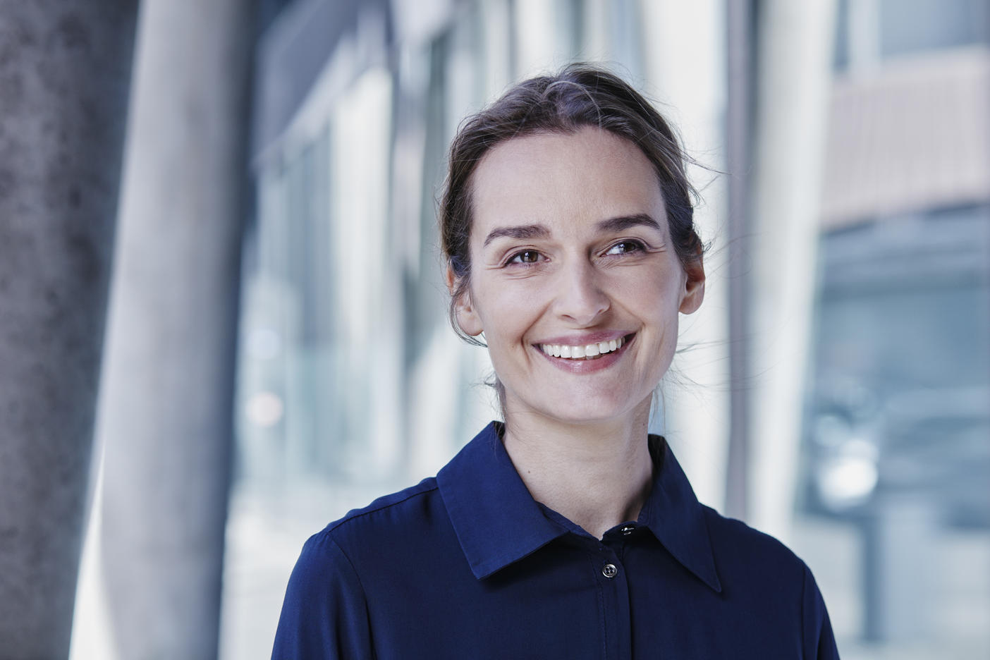 Portrait of smiling businesswomanRoyalty free image