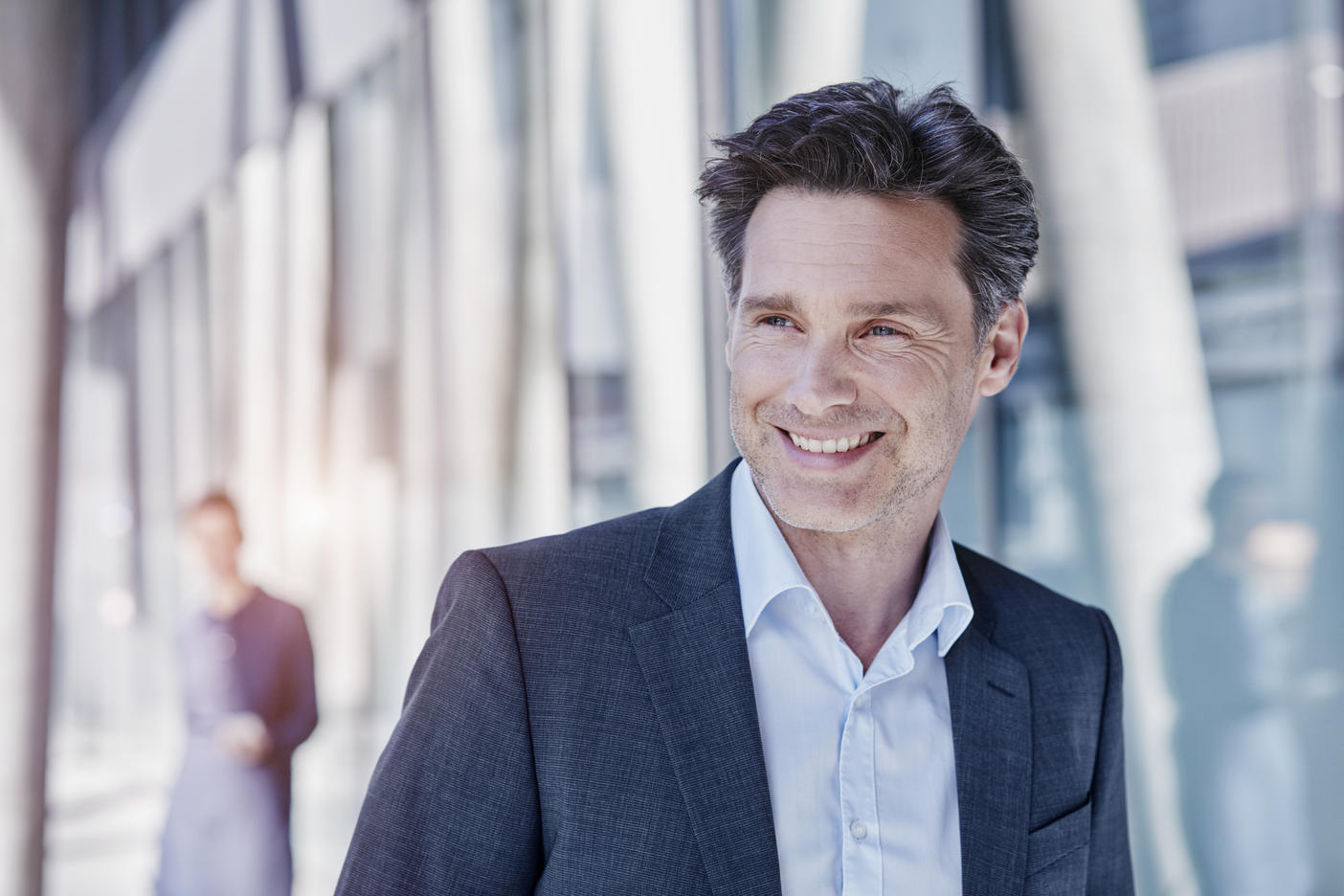 Portrait of smiling businessmanRoyalty free image