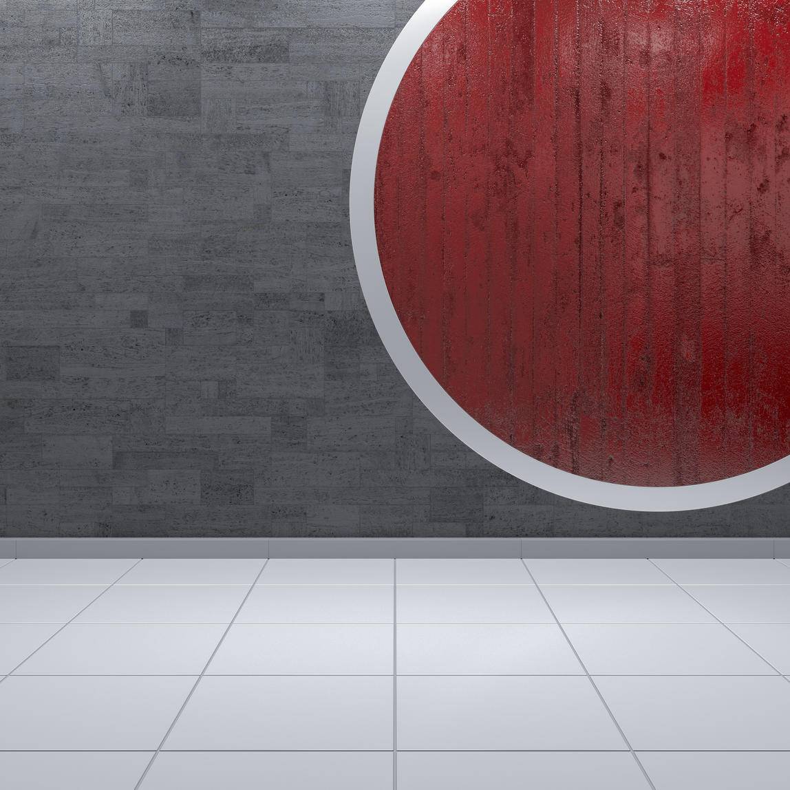 Concrete wall with red circle, 3d rendering
Royalty free image