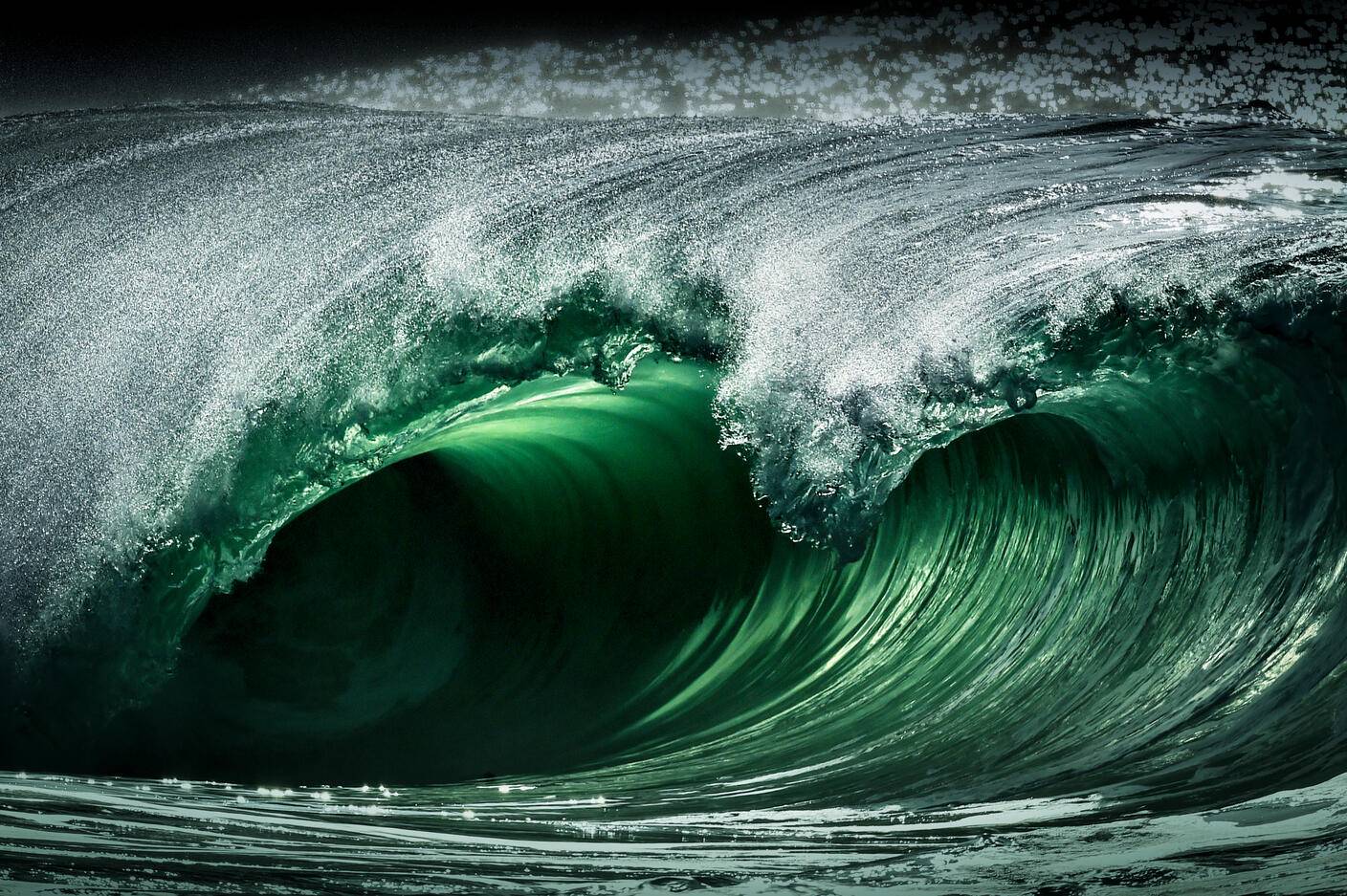 Riley's wave, a giant barreling wave, Kilkee, Clare, Ireland
Royalty free image