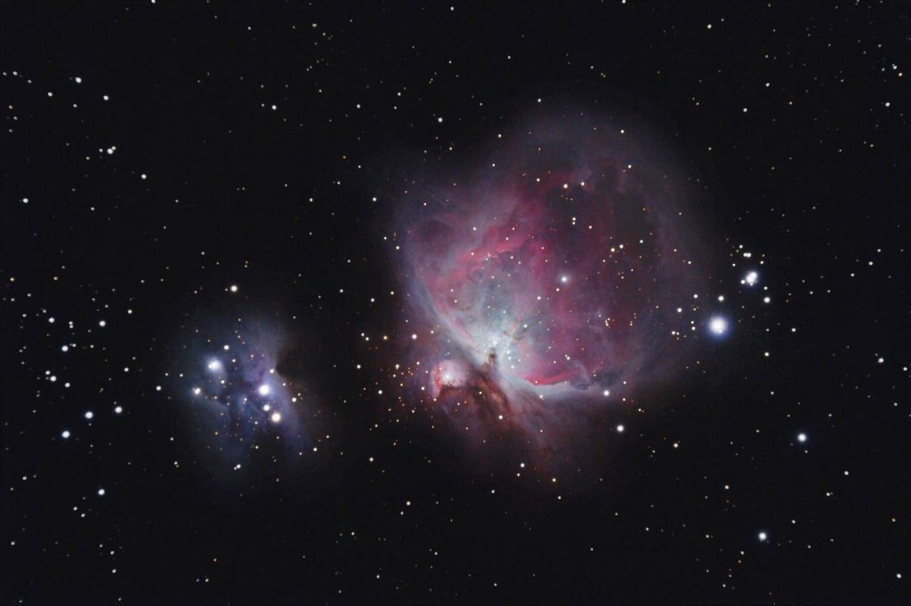 Real Orion Nebula photography taken with telescope
Royalty free image