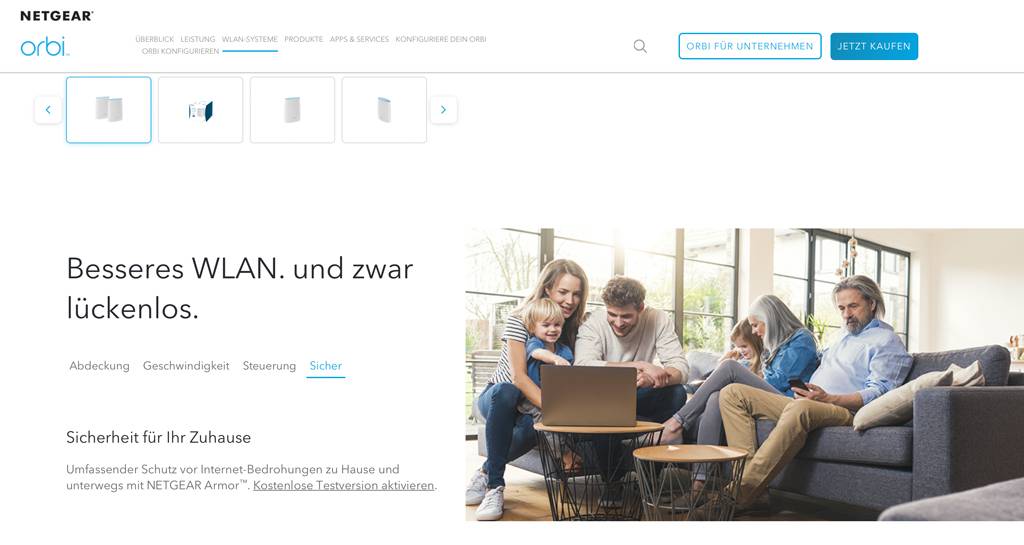 Extended family sitting on couch, using mobile devices - SBOF00524