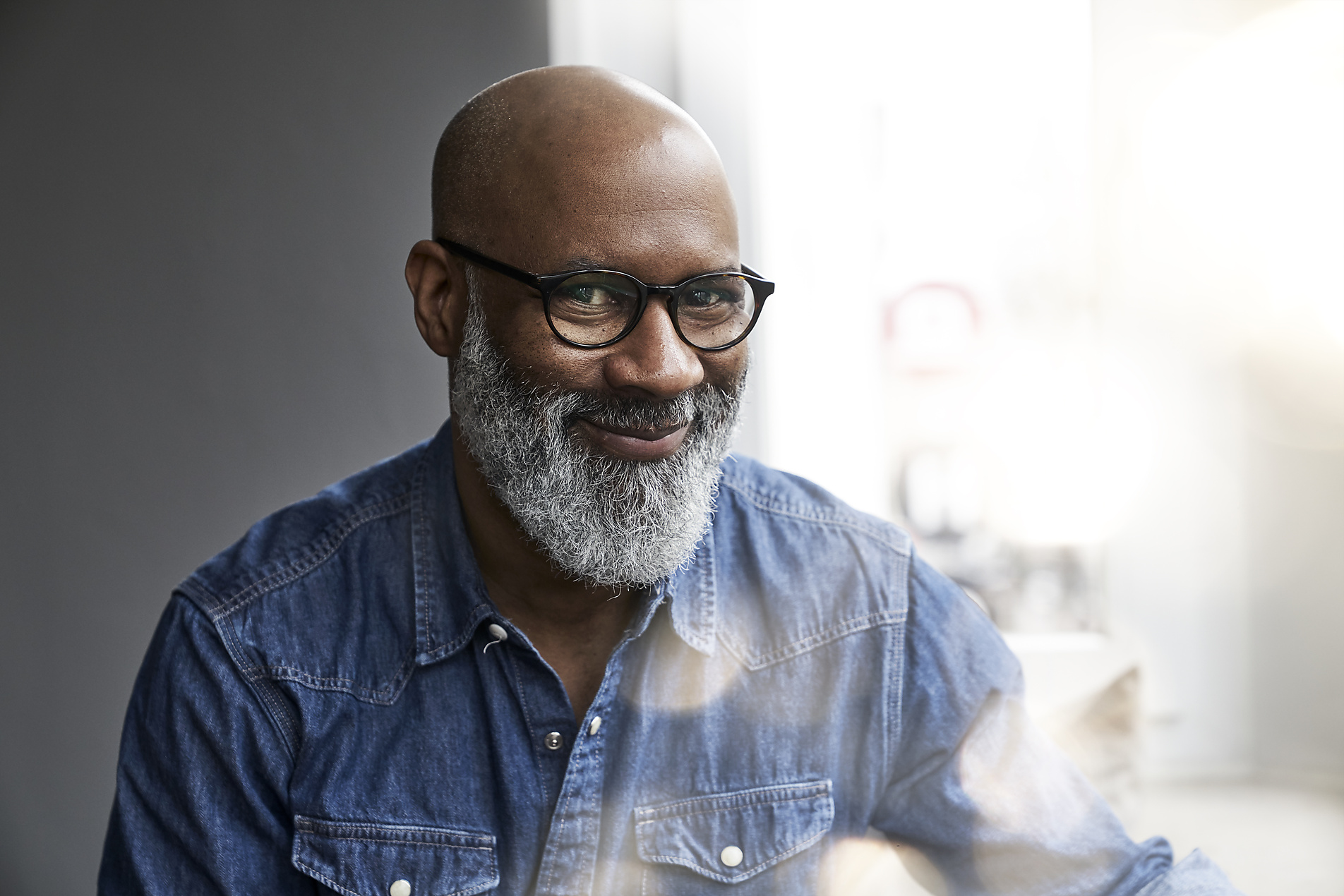 Stock Image, Royalty Free Photo, Mature man smiling, portrait