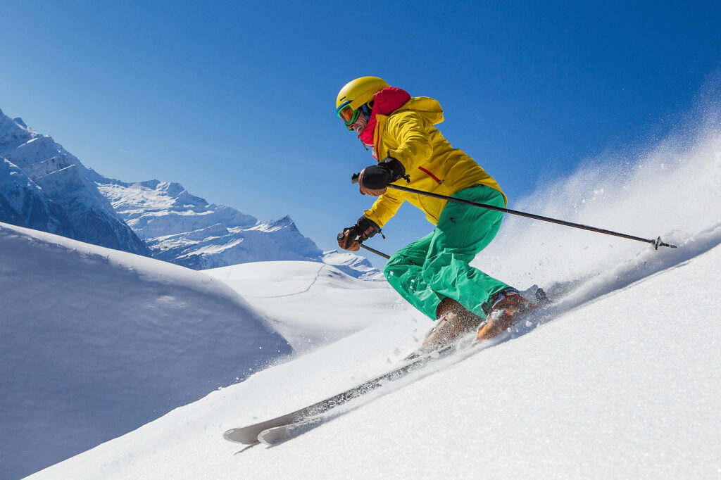 Schweiz, Graubünden, Obersaxen, Skifahrerin
Lizenzfreies Stockfoto