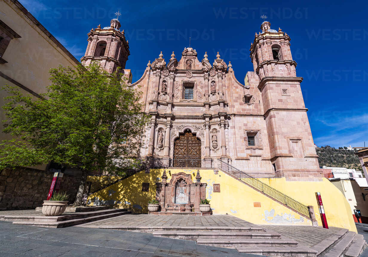 Parroquia de Santo Domingo, UNESCO World Heritage Site, Zacatecas, Mexico,  North America stock photo